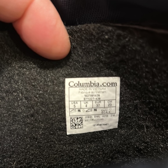 Big kids Columbia Powderbug Plus II Snowboots NWOT Boys size 5 - Picture 4 of 6